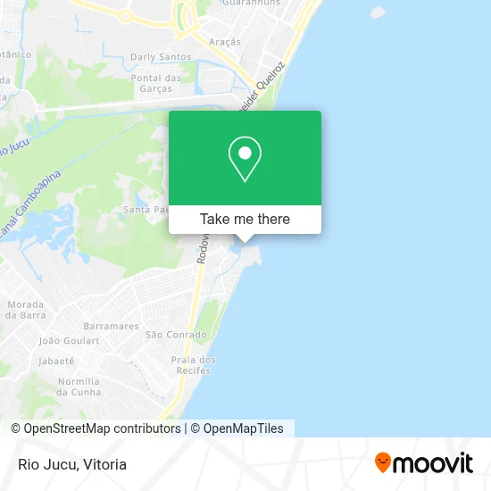 Rio Jucu map