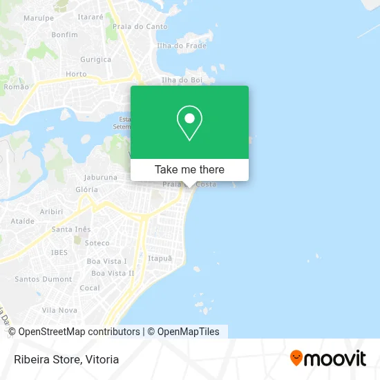 Ribeira Store map