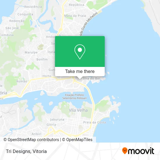 Tri Designs map