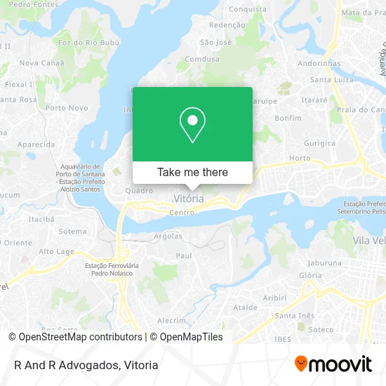 R And R Advogados map