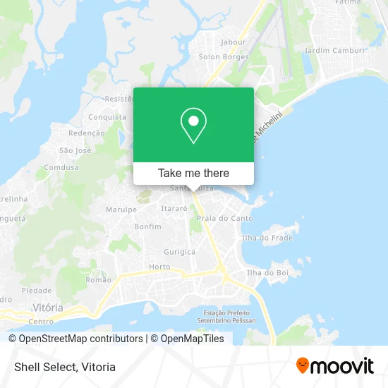 Shell Select map