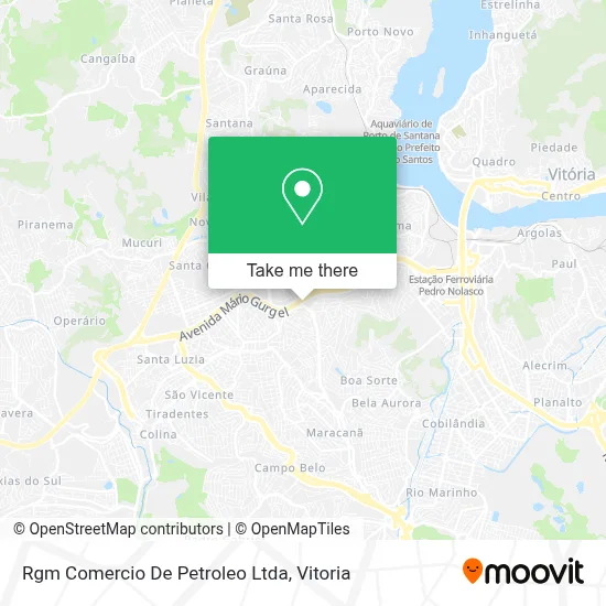 Rgm Comercio De Petroleo Ltda map