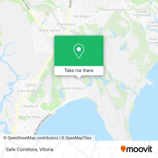 Safe Corretora map