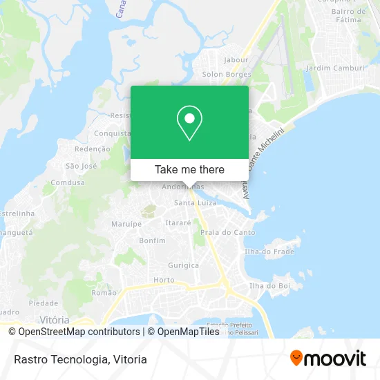 Rastro Tecnologia map