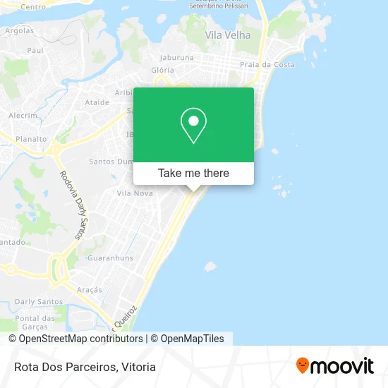 Rota Dos Parceiros map