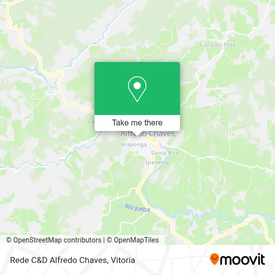 Rede C&D Alfredo Chaves map