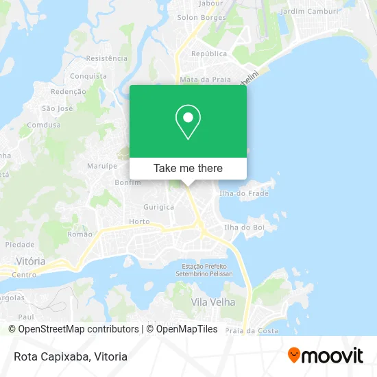 Rota Capixaba map