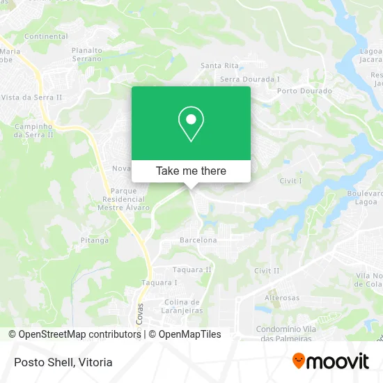Posto Shell map