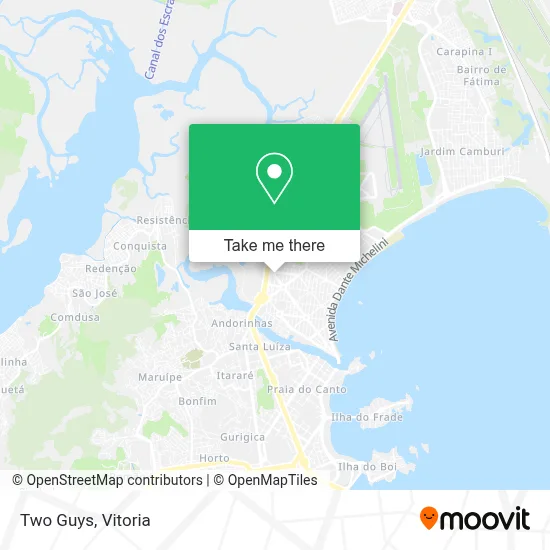 Two Guys map