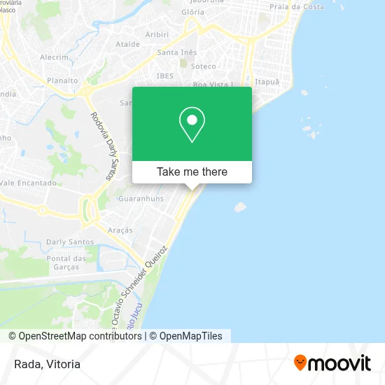 Rada map