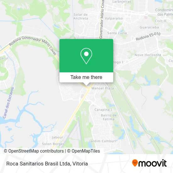Roca Sanitarios Brasil Ltda map
