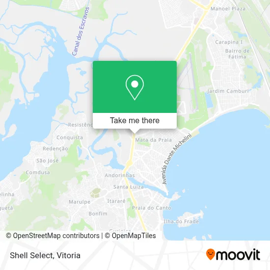 Shell Select map