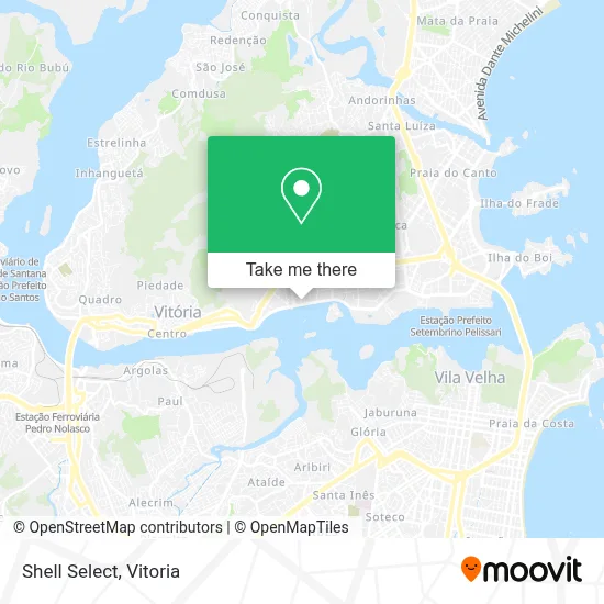 Shell Select map