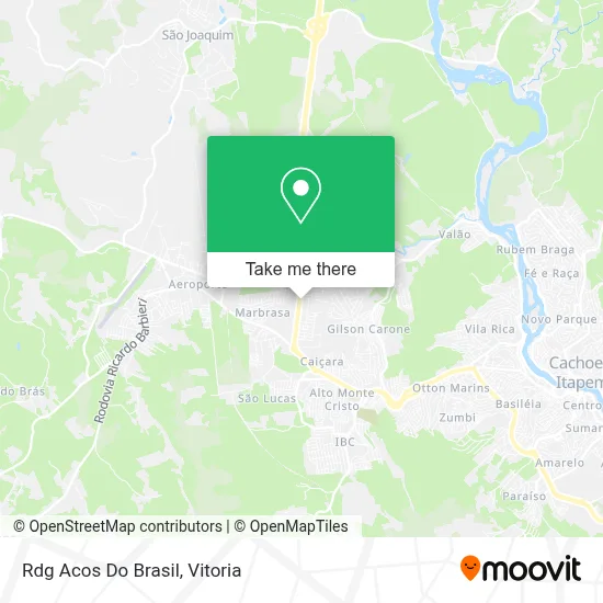 Rdg Acos Do Brasil map