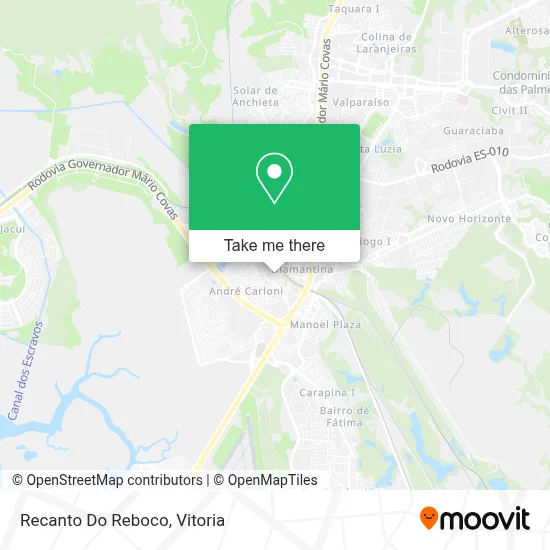 Recanto Do Reboco map