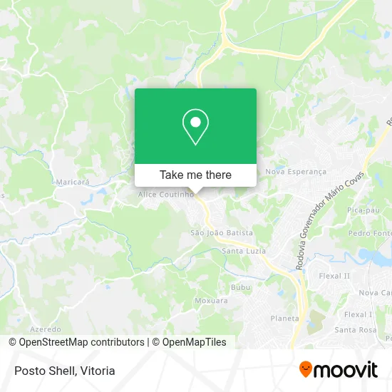 Posto Shell map