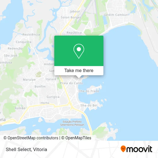Shell Select map