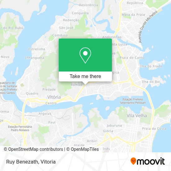 Ruy Benezath map