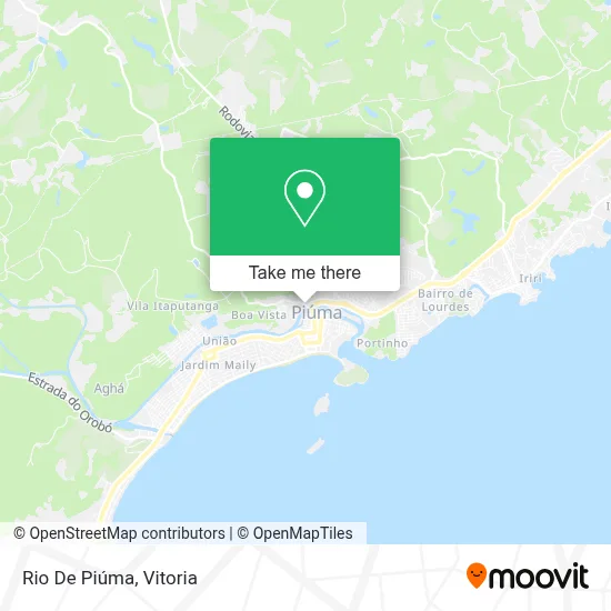 Rio De Piúma map