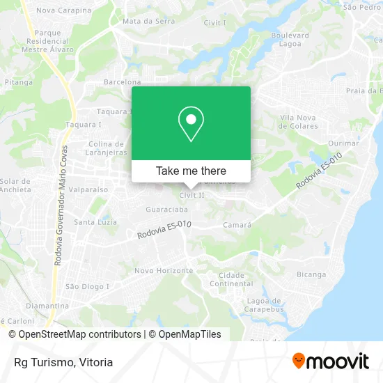Rg Turismo map
