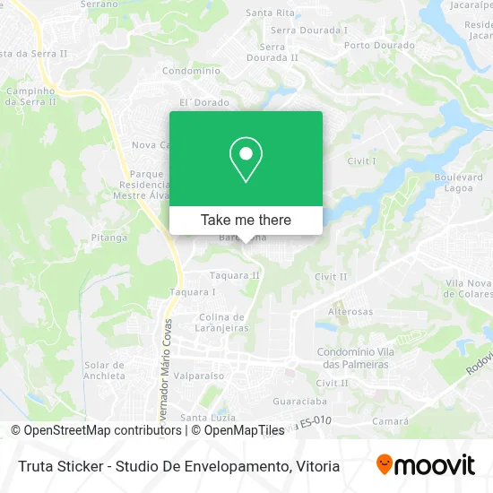 Truta Sticker - Studio De Envelopamento map