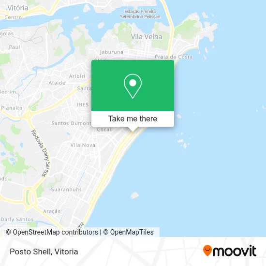 Posto Shell map