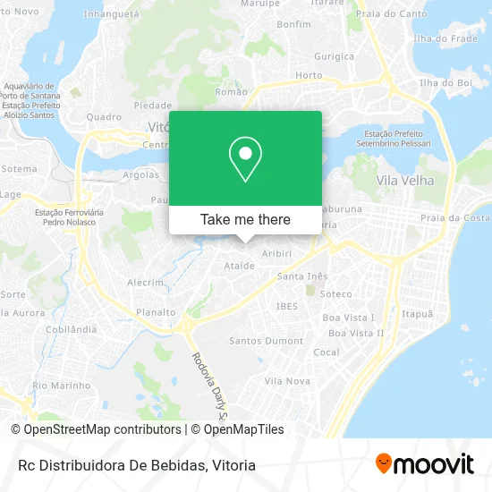 Rc Distribuidora De Bebidas map