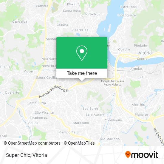 Super Chic map