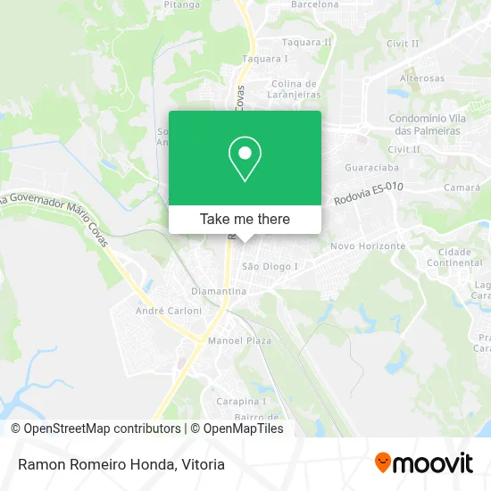 Ramon Romeiro Honda map