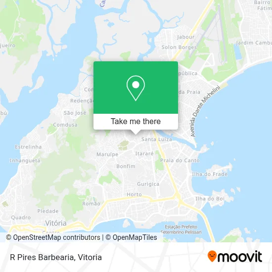 R Pires Barbearia map