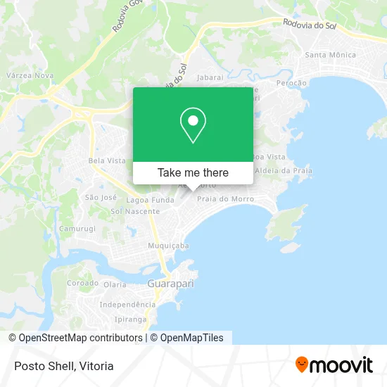 Posto Shell map