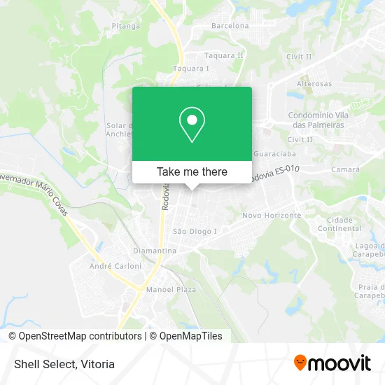 Shell Select map