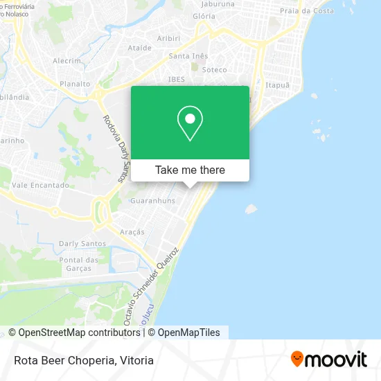 Rota Beer Choperia map