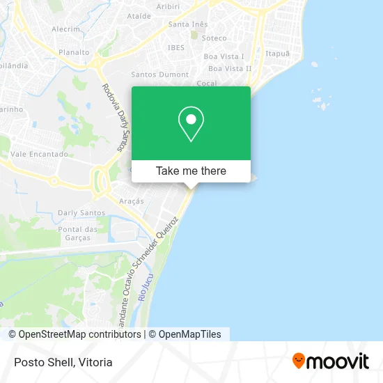 Posto Shell map
