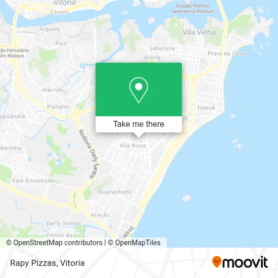 Rapy Pizzas map