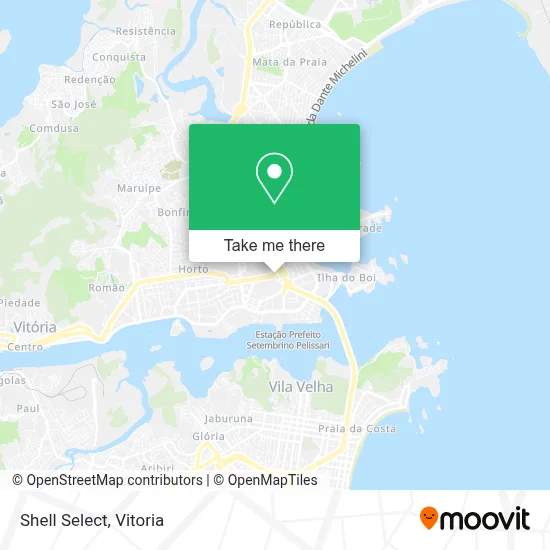 Shell Select map
