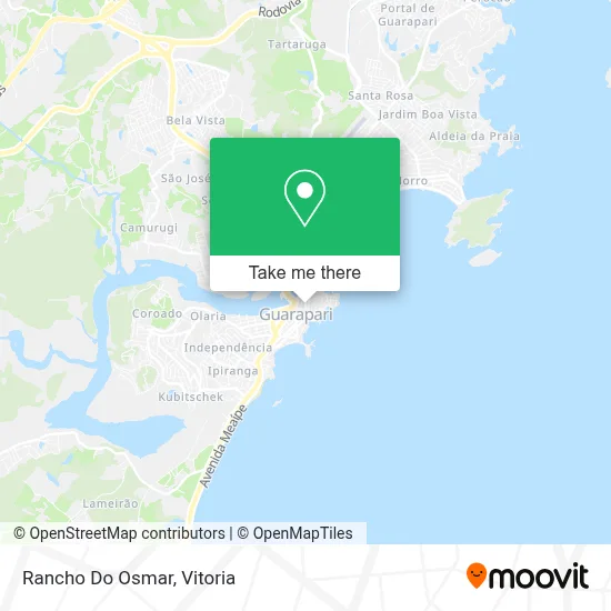 Rancho Do Osmar map