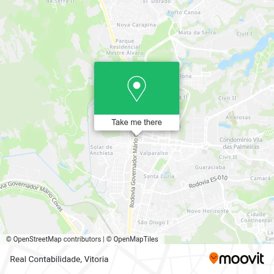 Real Contabilidade map