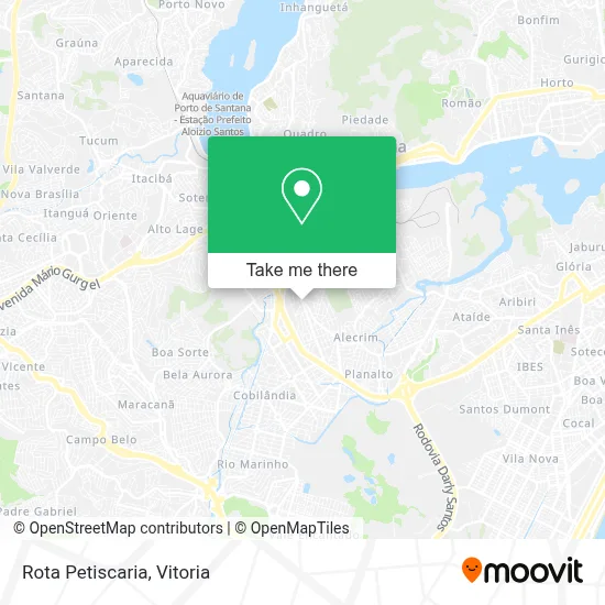 Rota Petiscaria map