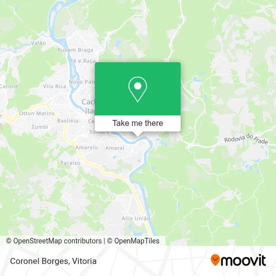 Coronel Borges map