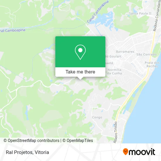 Ral Projetos map