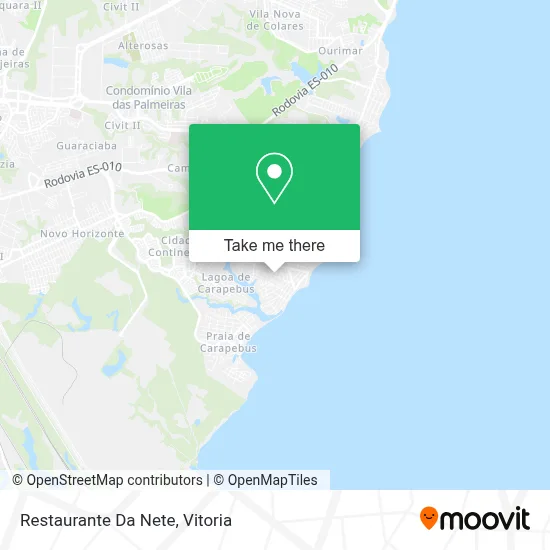 Restaurante Da Nete map