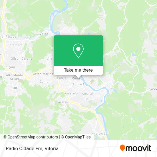 Rádio Cidade Fm map
