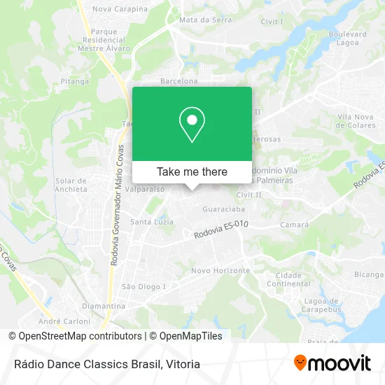 Rádio Dance Classics Brasil map