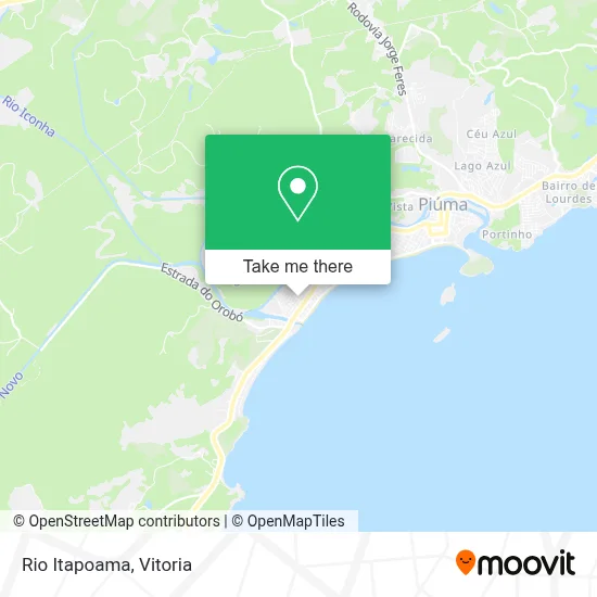 Rio Itapoama map