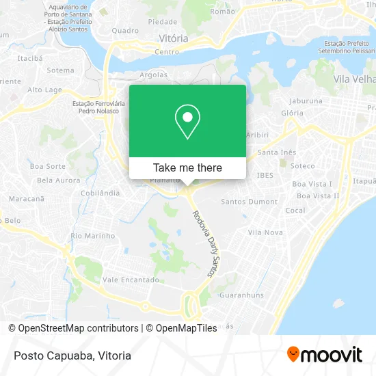 Posto Capuaba map