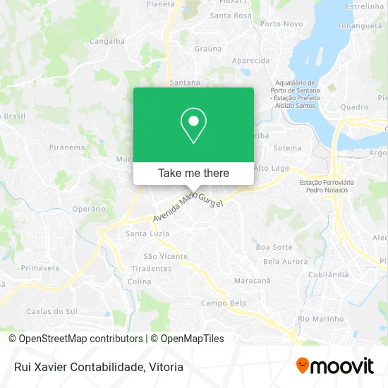 Rui Xavier Contabilidade map