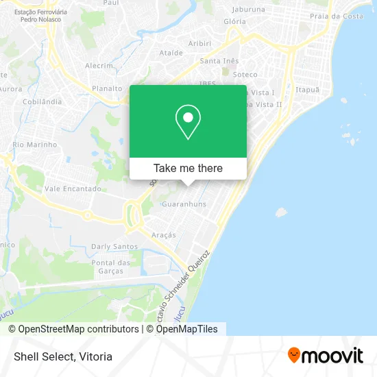 Shell Select map
