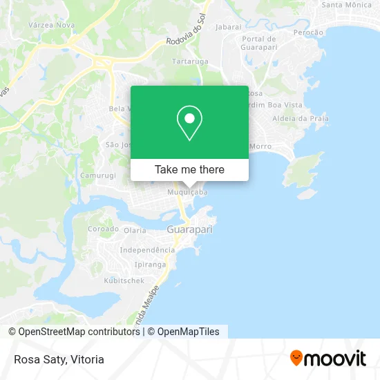 Rosa Saty map