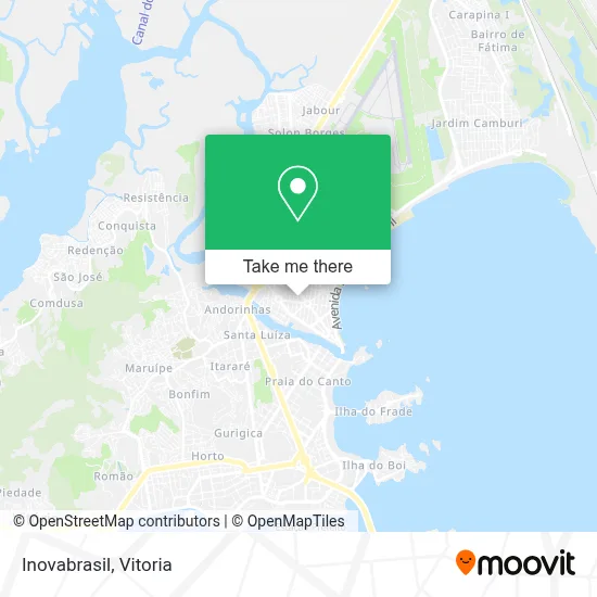 Inovabrasil map